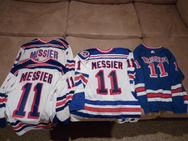 MARK MESSIER NEW YORK RANGERS CCM VINTAGE 1994 STANLEY CUP BLUE JERSEY WITH  "C"